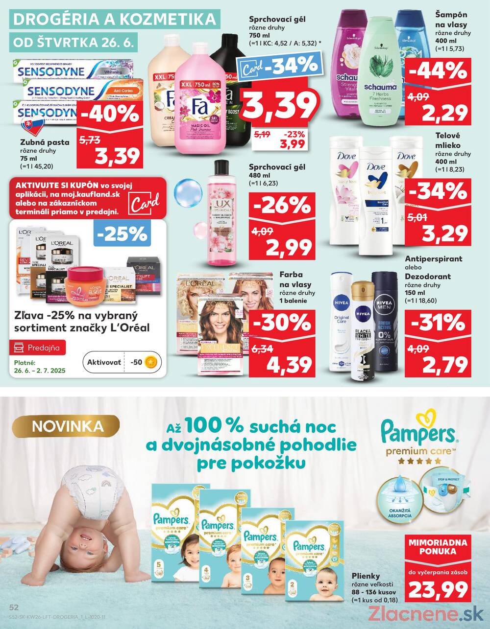 Leták Kaufland - Kaufland 26.6. - 2.7. - Kaufland Dubnica nad Váhom - strana 52