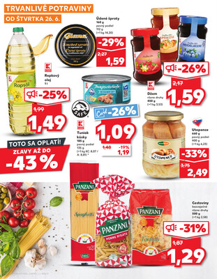 Kaufland 26.6. - 2.7. - Kaufland Rimavská Sobota