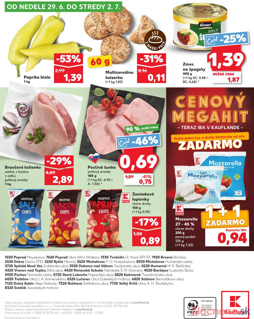 Leták Kaufland - Kaufland 26.6. - 2.7. - Kaufland Trebišov - strana 76 Leták Kaufland - Kaufland 26.6. - 2.7. - Kaufland Trebišov - strana 76