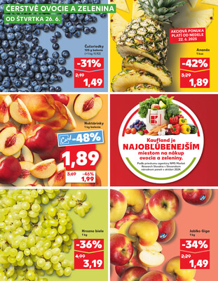Kaufland 26.6. - 2.7. - Kaufland Trebišov