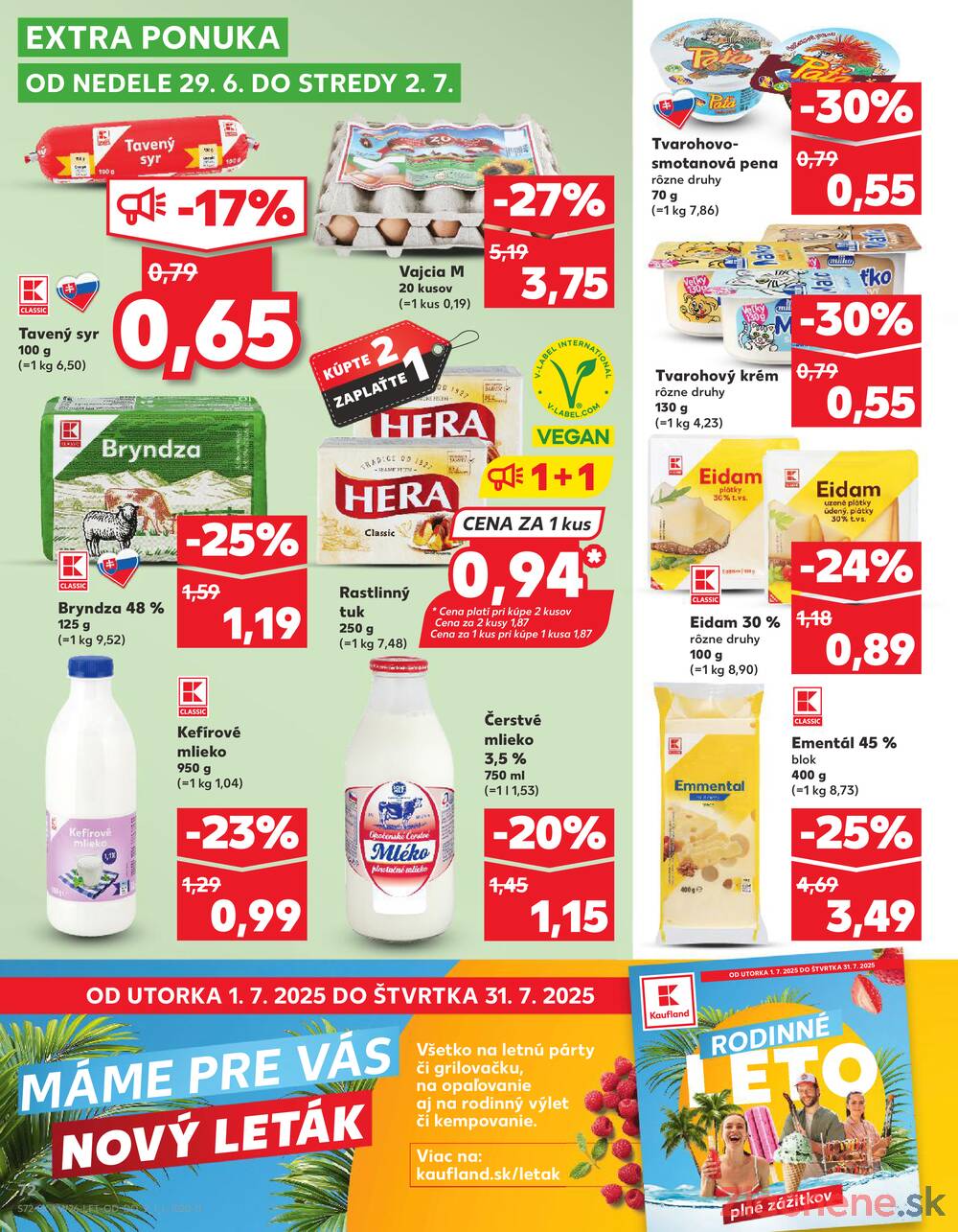 Leták Kaufland - Kaufland 26.6. - 2.7. - Kaufland Dolný Kubín - strana 72