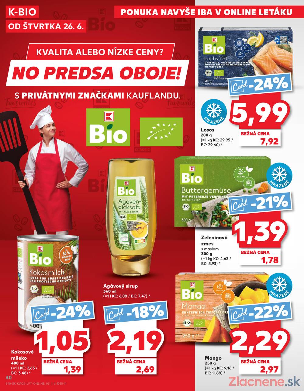 Leták Kaufland - Kaufland 26.6. - 2.7. - Kaufland Poprad - Jiřího Wolkera - strana 40