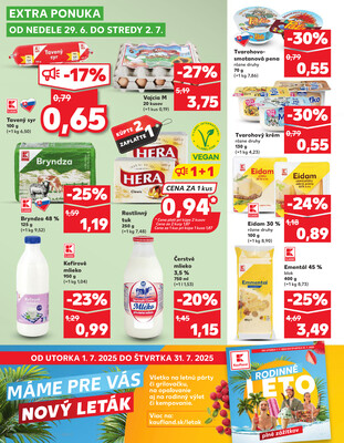 Kaufland 26.6. - 2.7. - Kaufland Poprad - Jiřího Wolkera