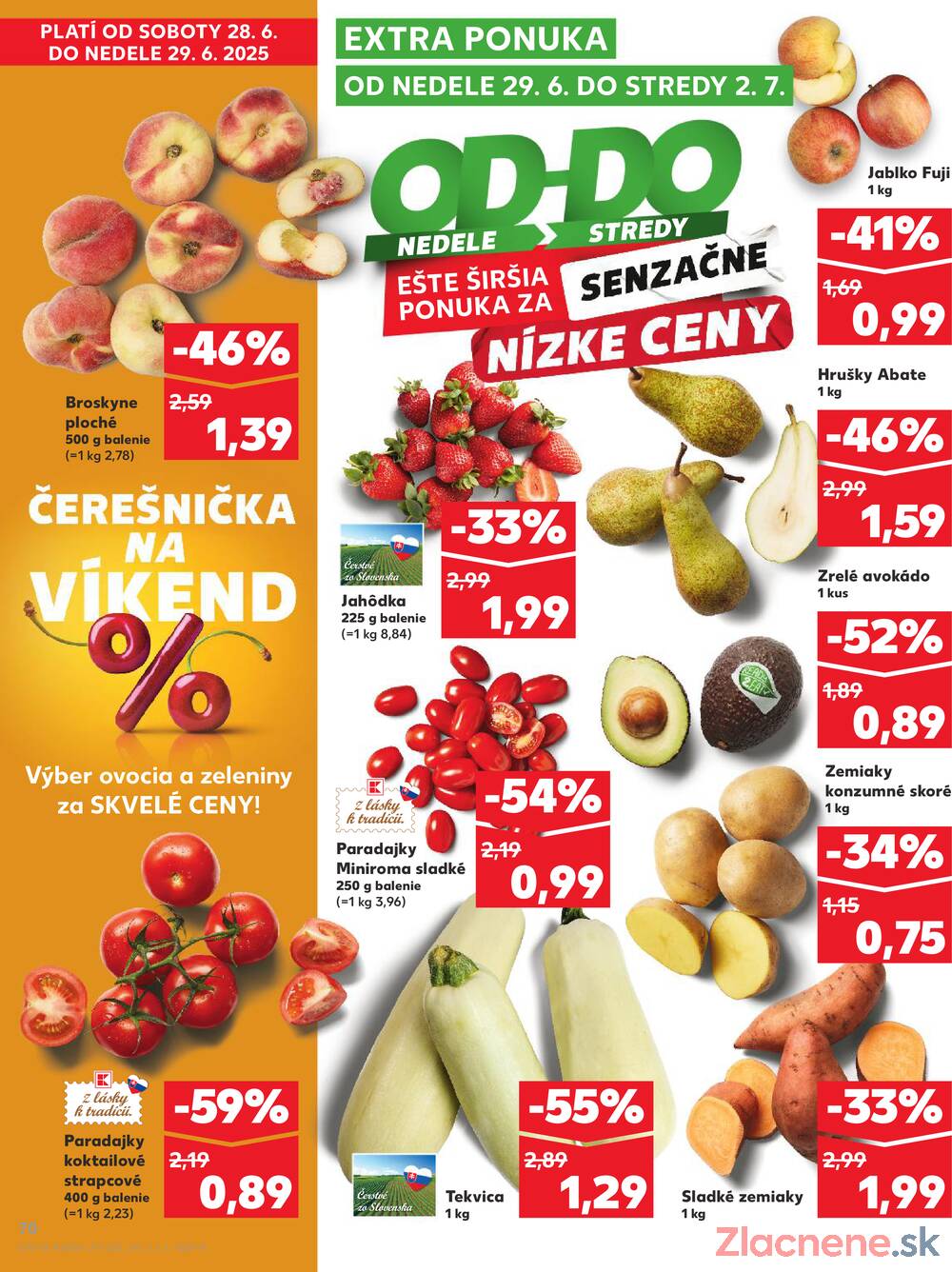 Leták Kaufland - Kaufland 26.6. - 2.7. - Kaufland Piešťany - strana 70