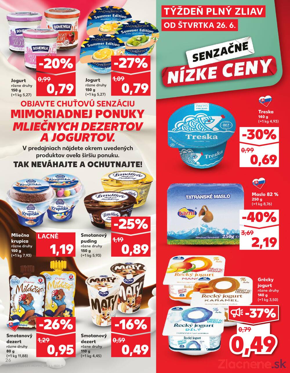Leták Kaufland - Kaufland 26.6. - 2.7. - Kaufland Bánovce nad Bebravou - strana 26