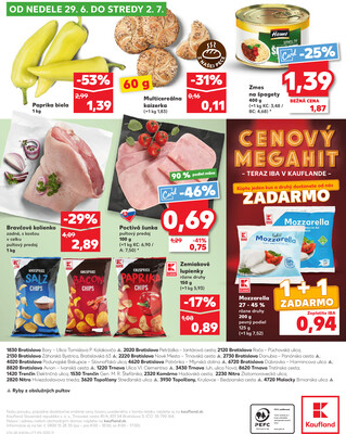 Kaufland 26.6. - 2.7. - Kaufland Bratislava - Bory