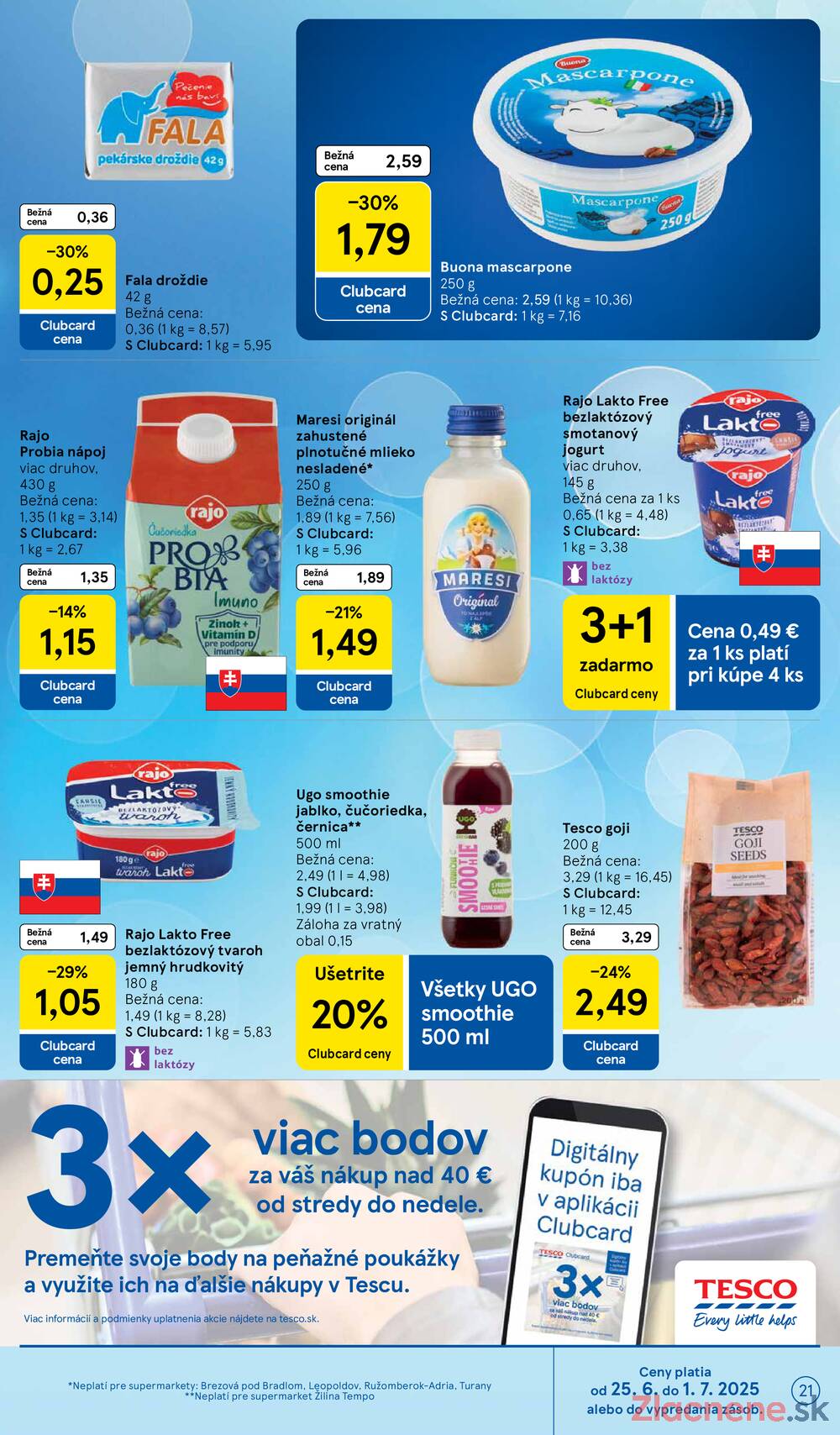 Leták Tesco - Tesco supermarkety od 25.6. do 1.7.2025 - strana 21 Leták Tesco - Tesco supermarkety od 25.6. do 1.7.2025 - strana 21