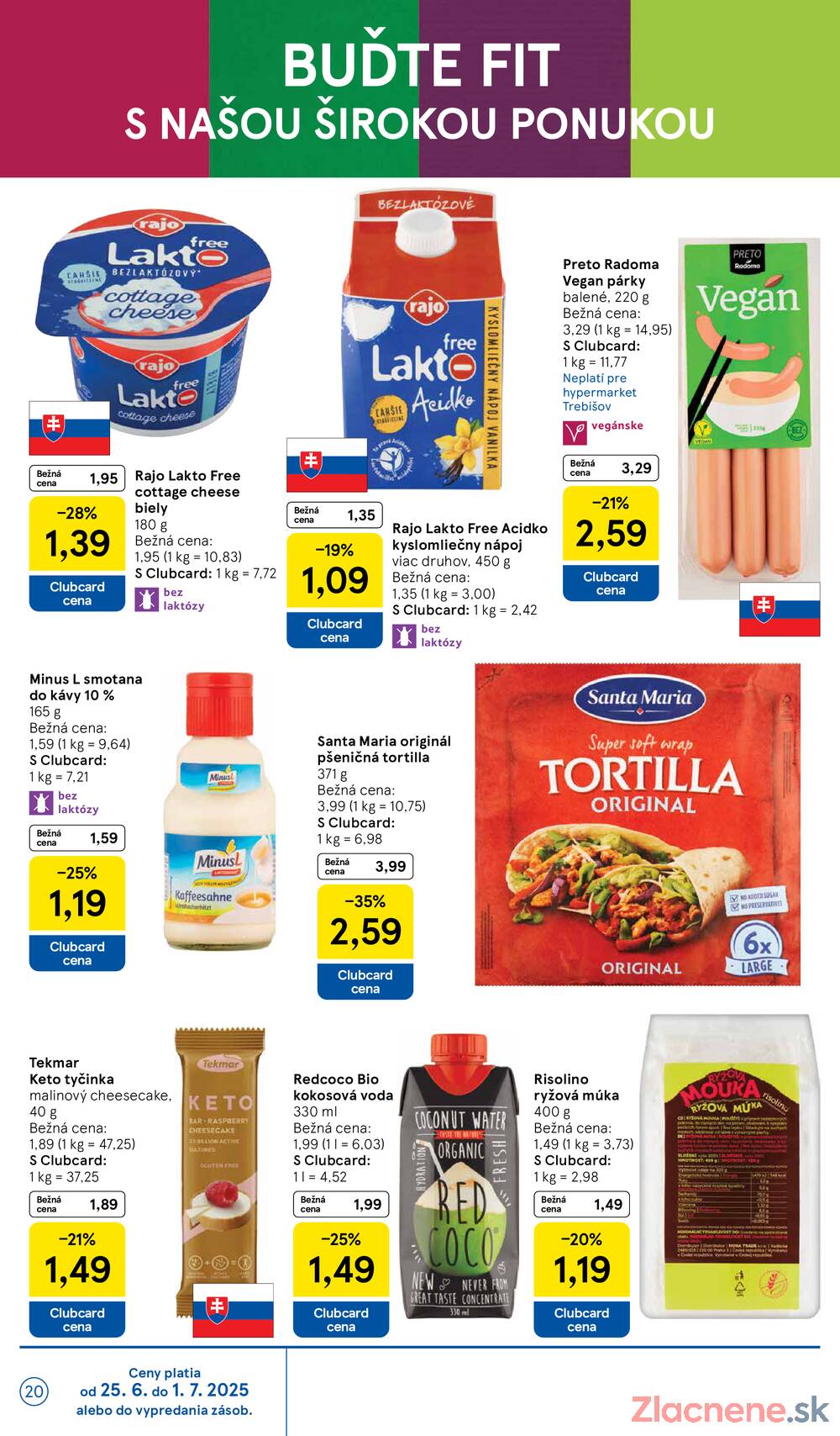 Leták Tesco - Tesco malé hypermarkety od 25.6. do 1.7.2025 - strana 20 Leták Tesco - Tesco malé hypermarkety od 25.6. do 1.7.2025 - strana 20