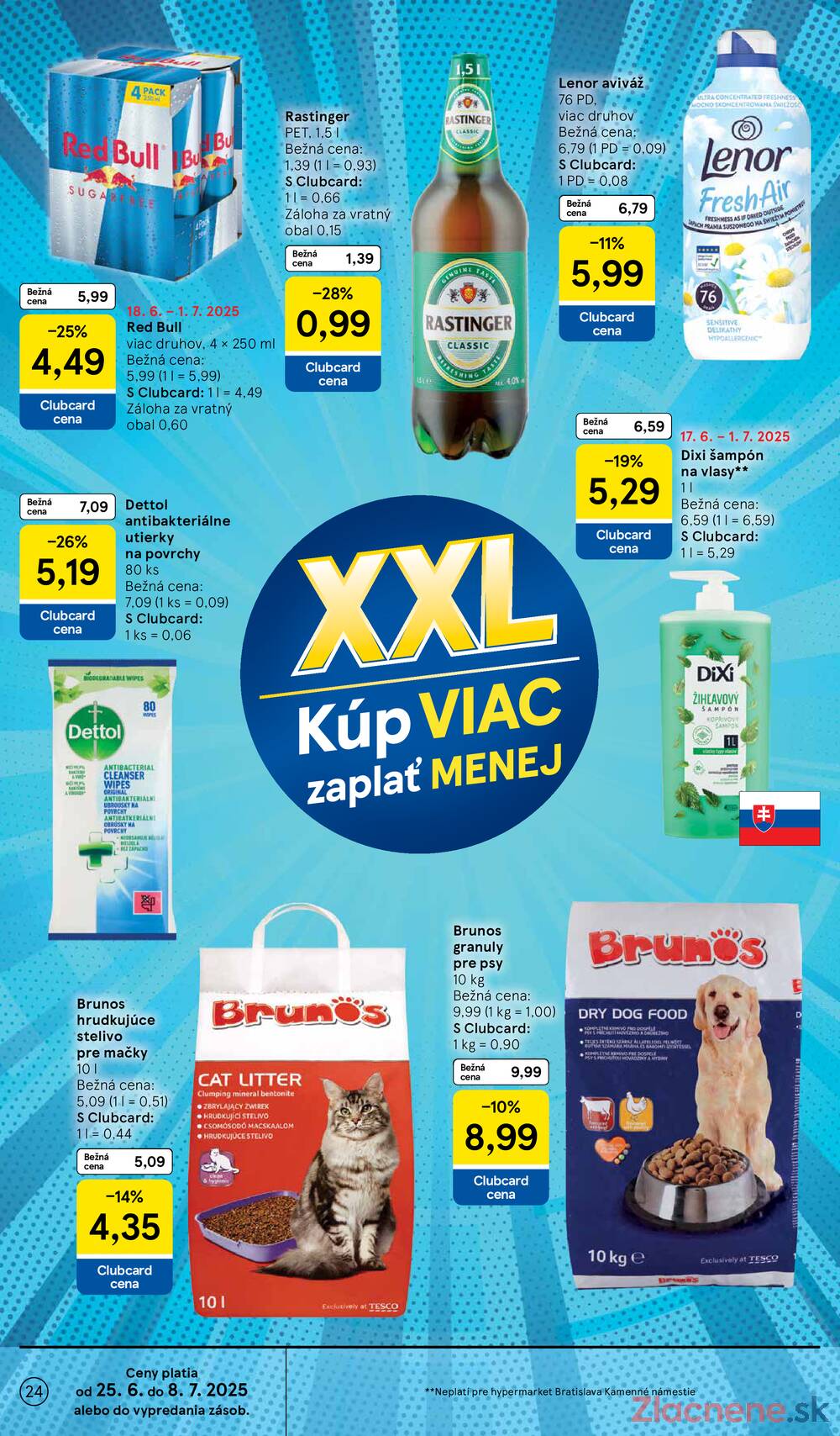 Leták Tesco - Tesco malé hypermarkety od 25.6. do 1.7.2025 - strana 24 Leták Tesco - Tesco malé hypermarkety od 25.6. do 1.7.2025 - strana 24