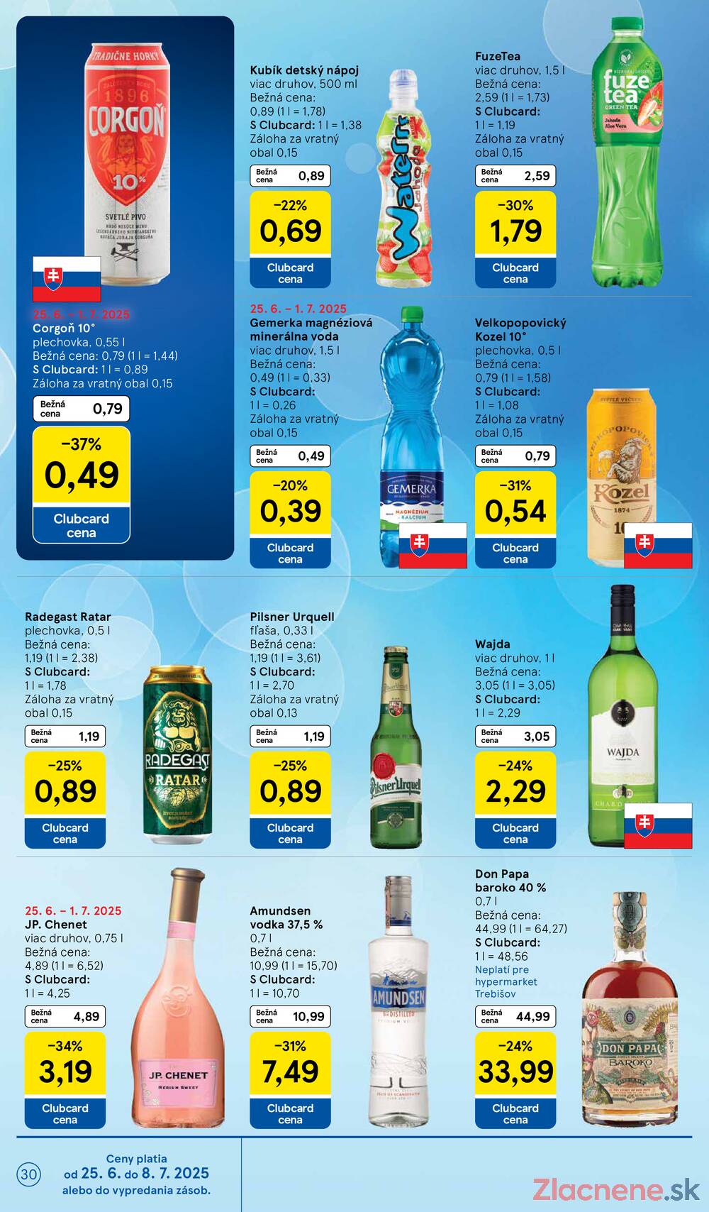 Leták Tesco - Tesco malé hypermarkety od 25.6. do 1.7.2025 - strana 30 Leták Tesco - Tesco malé hypermarkety od 25.6. do 1.7.2025 - strana 30