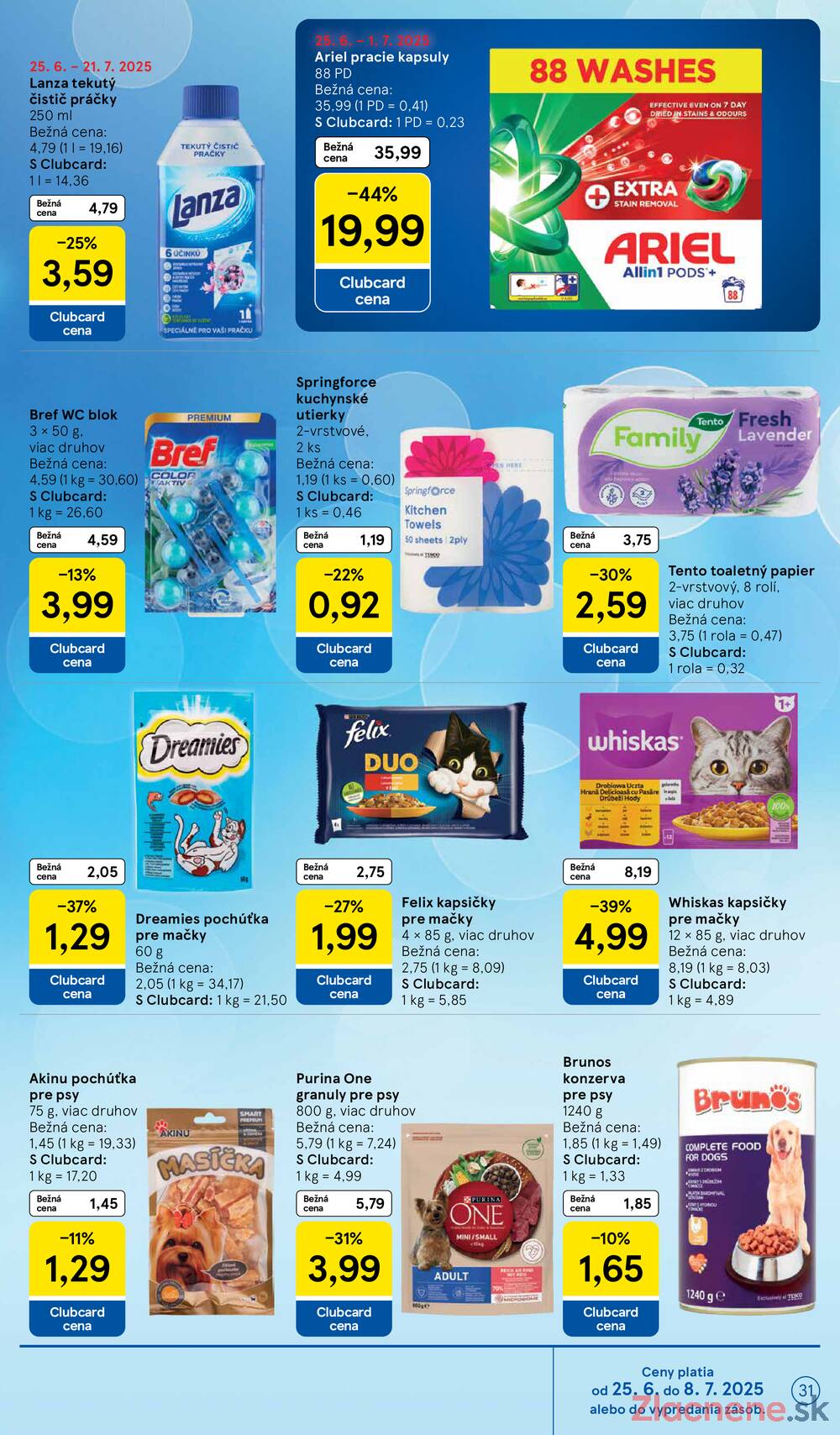 Leták Tesco - Tesco malé hypermarkety od 25.6. do 1.7.2025 - strana 31 Leták Tesco - Tesco malé hypermarkety od 25.6. do 1.7.2025 - strana 31