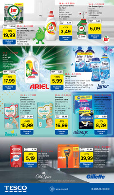 Tesco malé hypermarkety od 25.6. do 1.7.2025