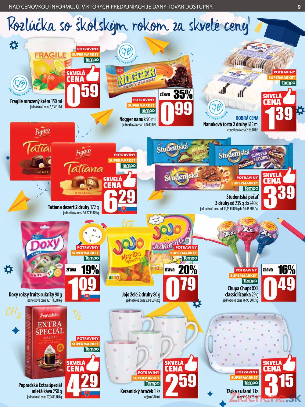 Leták COOP Jednota Slovensko - COOP do 2.7. - strana 9