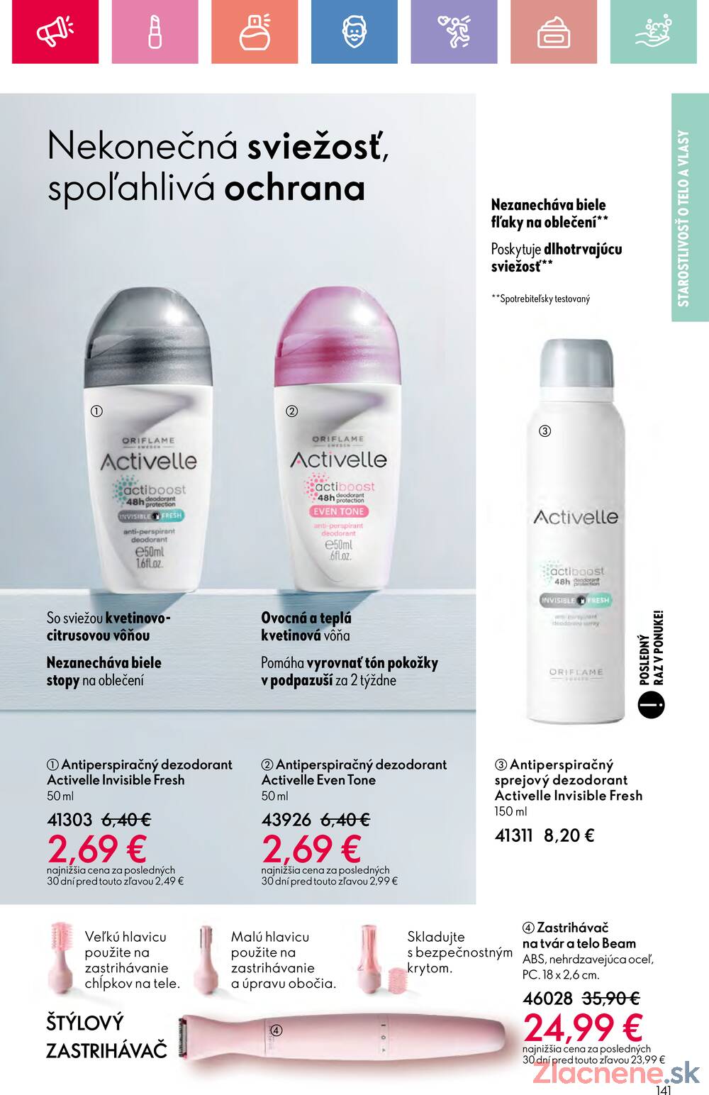 Leták Oriflame - Oriflame do 5.7. - strana 141