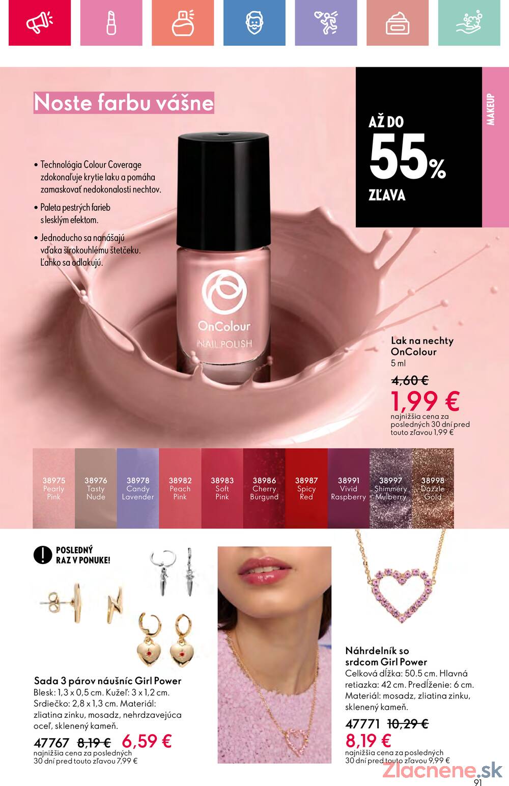 Leták Oriflame - Oriflame do 5.7. - strana 91