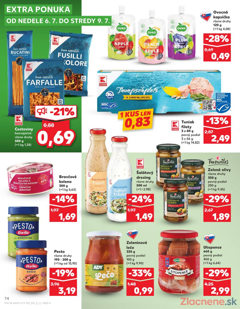 Leták Kaufland - Kaufland 3.7. - 9.7. - Kaufland Humenné - strana 74