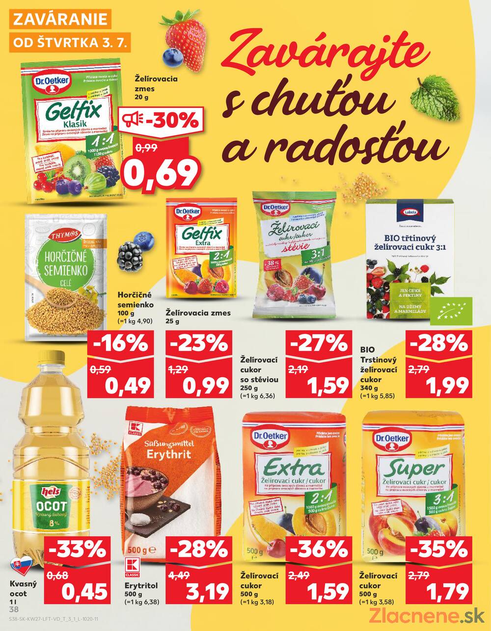 Leták Kaufland - Kaufland 3.7. - 9.7. - Kaufland Poprad - Jiřího Wolkera - strana 38