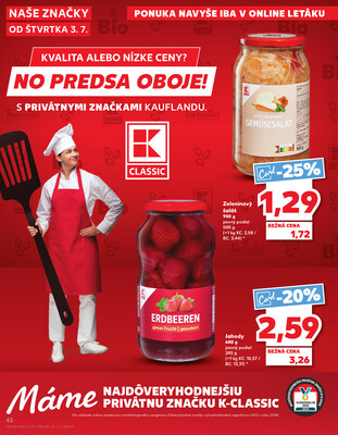Kaufland 3.7. - 9.7. - Kaufland Poprad - Jiřího Wolkera