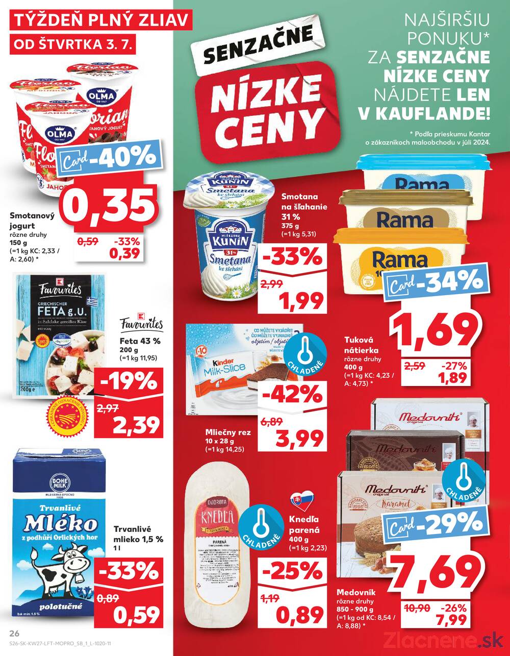Leták Kaufland - Kaufland 3.7. - 9.7. - Kaufland Zlaté Moravce - strana 26