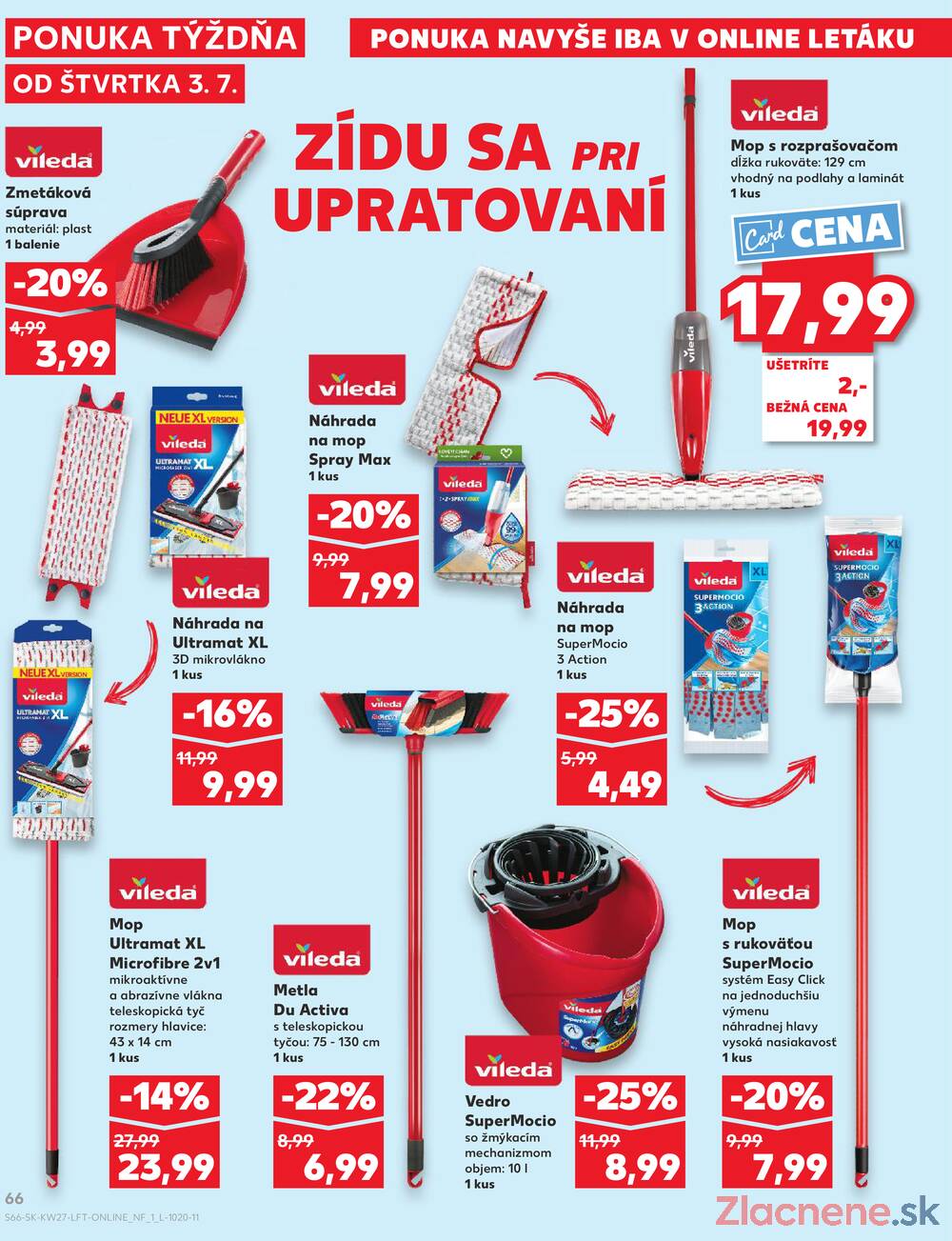 Leták Kaufland - Kaufland 3.7. - 9.7. - Kaufland Zlaté Moravce - strana 66