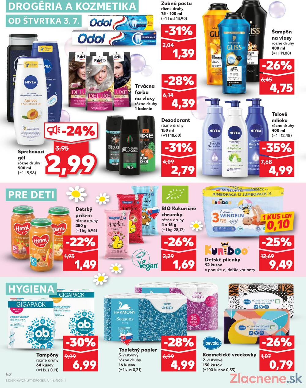Leták Kaufland - Kaufland 3.7. - 9.7. - Kaufland Topoľčany-Krušovce - strana 52