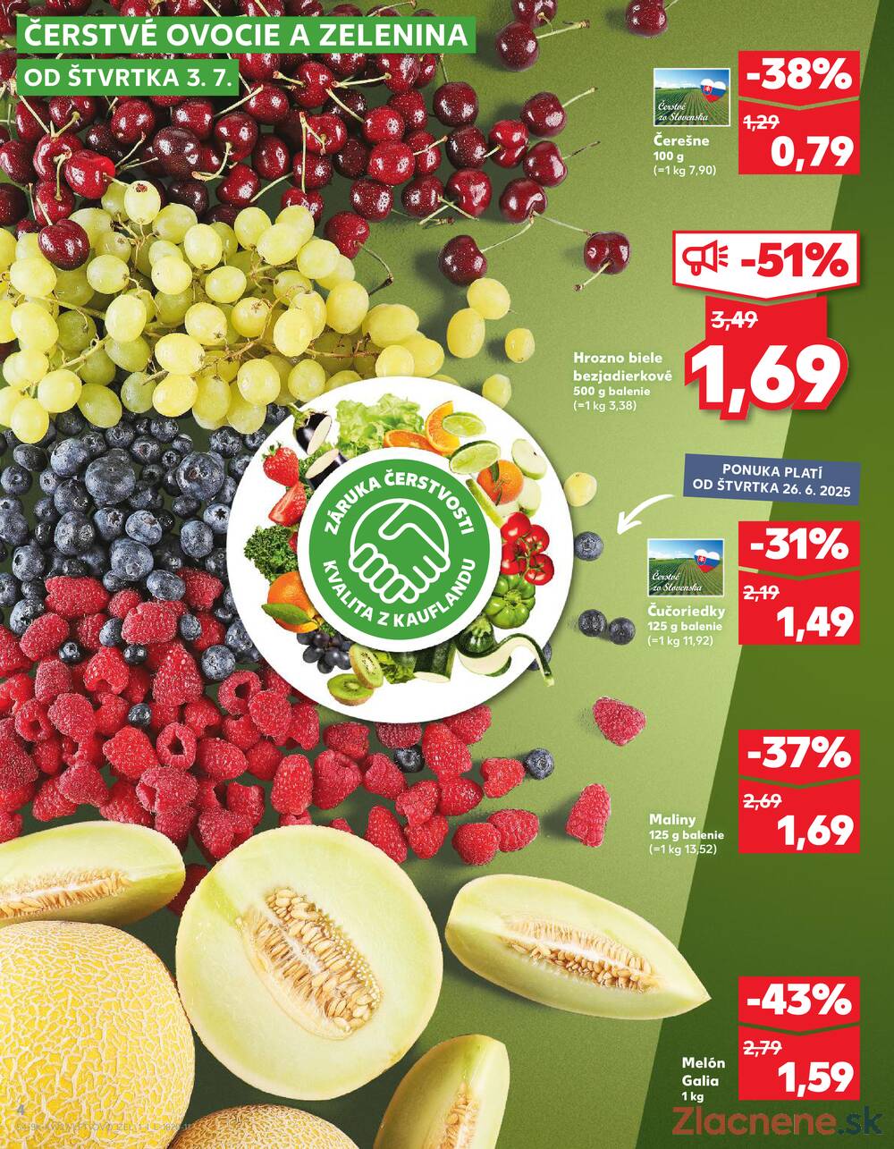 Leták Kaufland - Kaufland 3.7. - 9.7. - Kaufland Prešov - Ľubotice - strana 4