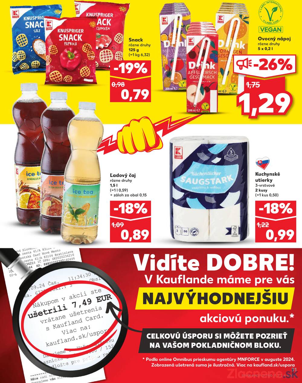 Leták Kaufland - Kaufland 3.7. - 9.7. - Kaufland Prešov - Ľubotice - strana 31