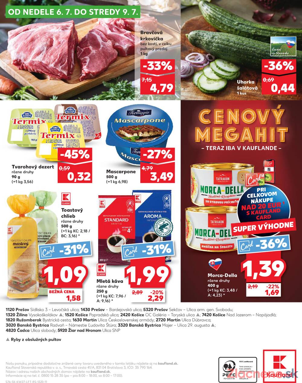 Leták Kaufland - Kaufland 3.7. - 9.7. - Kaufland Prešov - Ľubotice - strana 76
