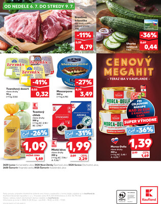 Kaufland 3.7. - 9.7. - Kaufland Levice