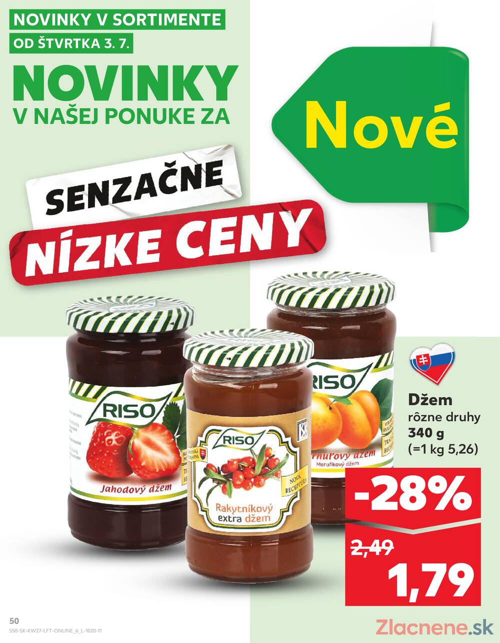 Leták Kaufland - Kaufland 3.7. - 9.7. - Kaufland Nové Zámky - strana 50