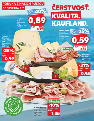 Kaufland 3.7. - 9.7. - Kaufland Nové Zámky