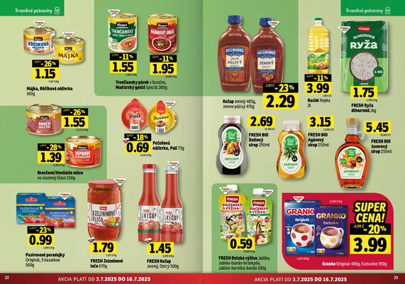 Leták Fresh
		  platný do 16.7.2025 - strana 12