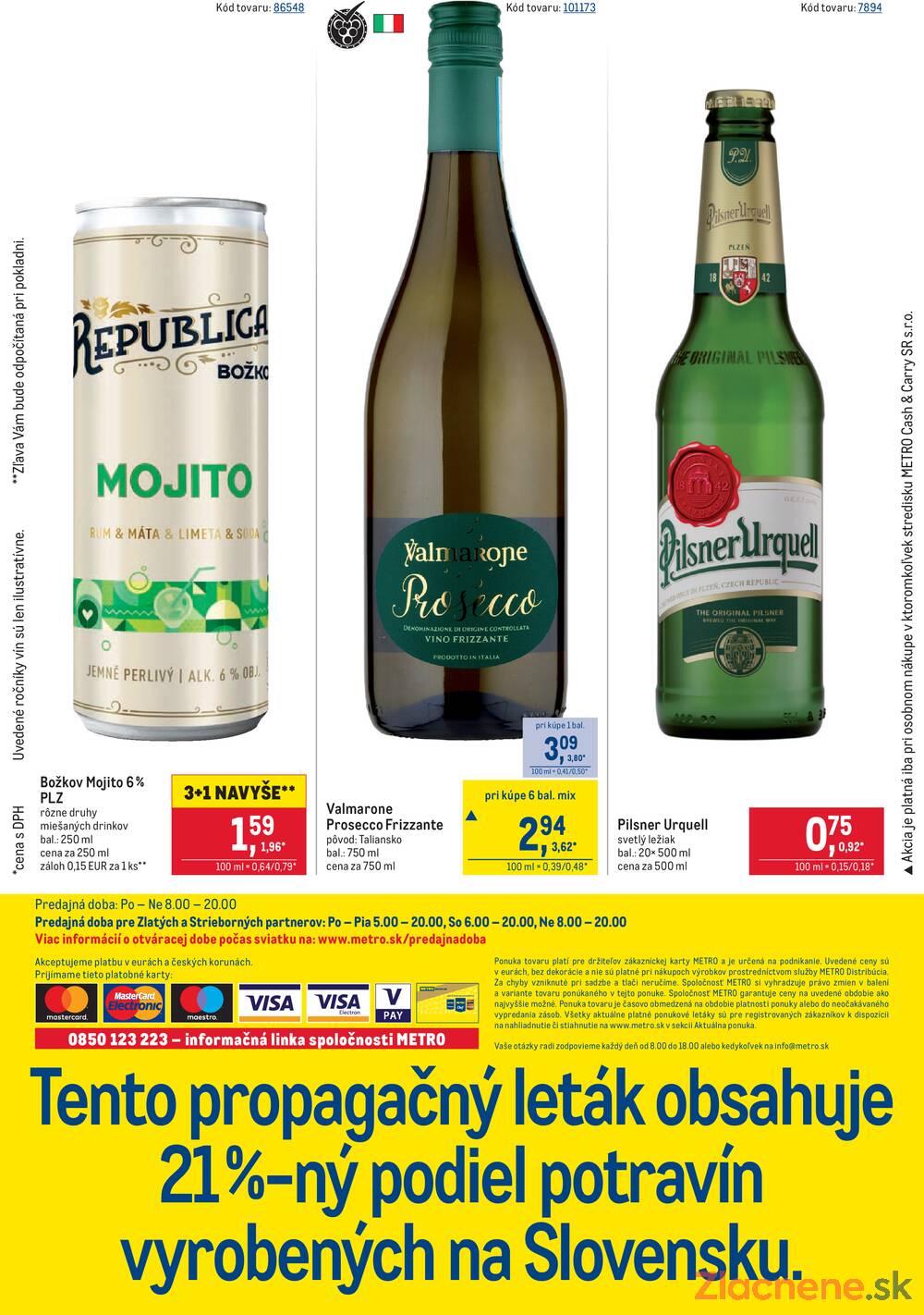 Leták METRO - Metro Fast Food do 29.7. - strana 20 Leták METRO - Metro Fast Food do 29.7. - strana 20