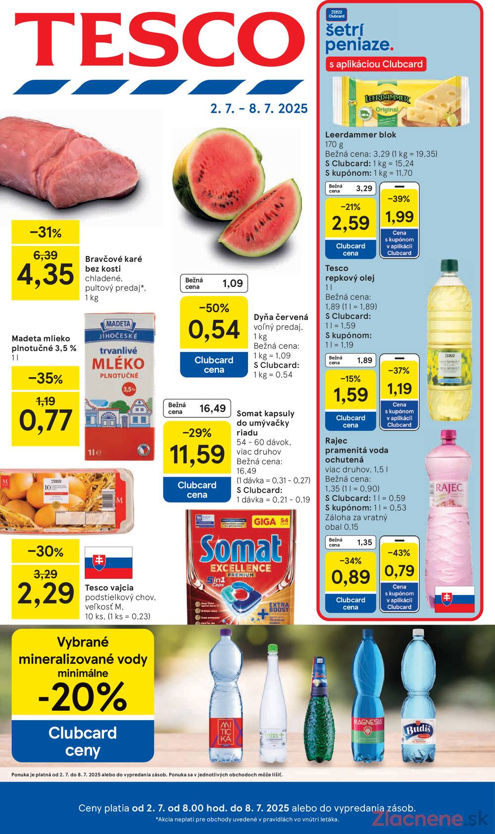 Leták Tesco - Tesco malé hypermarkety od 2.7. do 8.7.2025 - strana 1