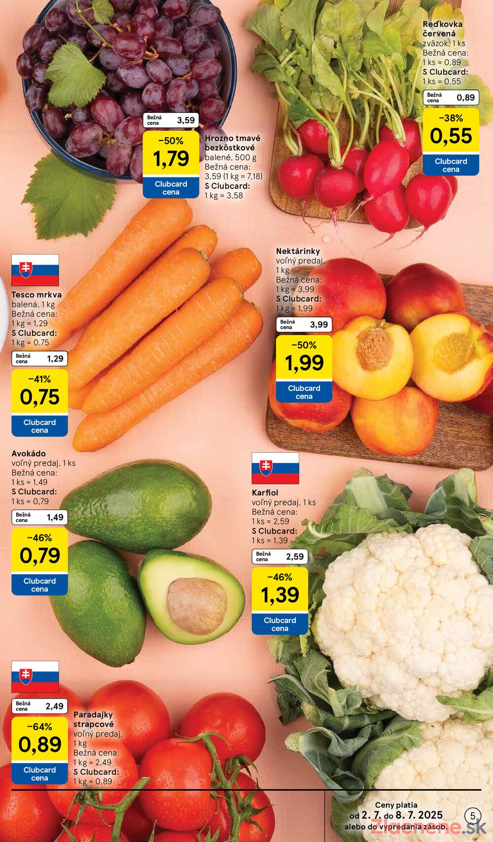 Leták Tesco - Tesco supermarkety od 2.7. do 8.7.2025 - strana 5
