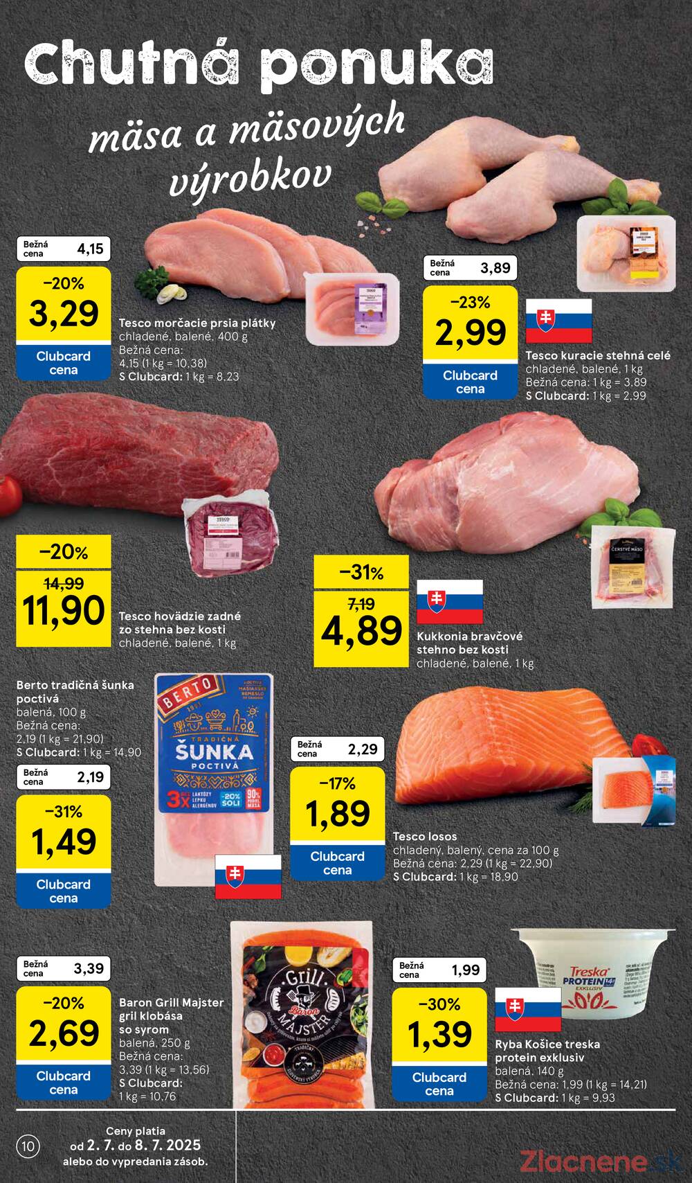 Leták Tesco - Tesco supermarkety od 2.7. do 8.7.2025 - strana 10