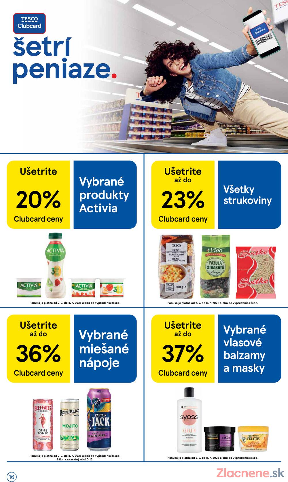 Leták Tesco - Tesco supermarkety od 2.7. do 8.7.2025 - strana 16