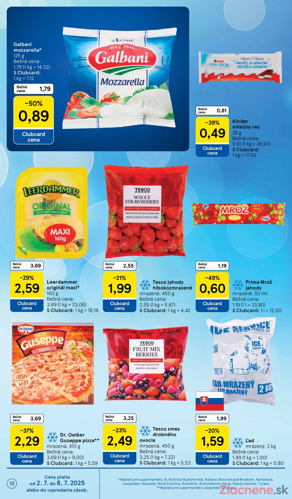 Leták Tesco - Tesco supermarkety od 2.7. do 8.7.2025 - strana 18