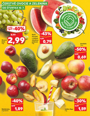 Kaufland 10.7. - 16.7. - Kaufland Trebišov