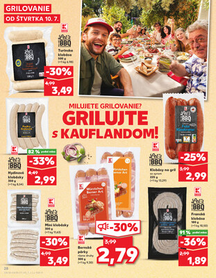 Kaufland 10.7. - 16.7. - Kaufland Trebišov