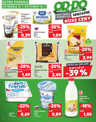 Kaufland 10.7. - 16.7. - Kaufland Trebišov