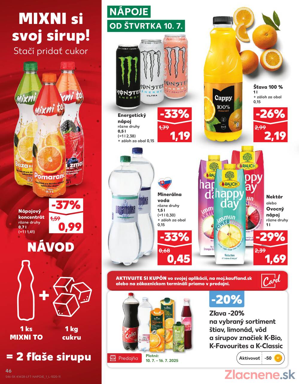 Leták Kaufland - Kaufland 10.7. - 16.7. - Kaufland Hlohovec - strana 46