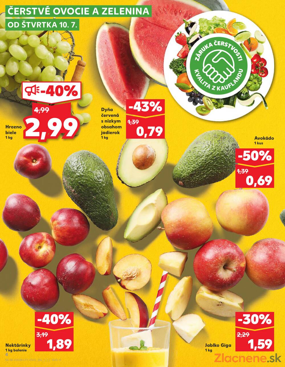 Leták Kaufland - Kaufland 10.7. - 16.7. - Bratislava-Patrónka - strana 4