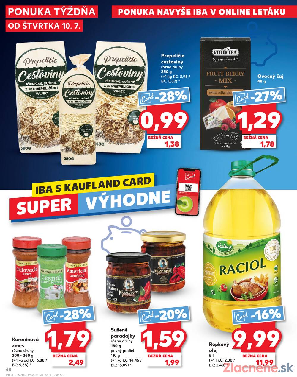 Leták Kaufland - Kaufland 10.7. - 16.7. - Kaufland Skalica - Mallého - strana 38