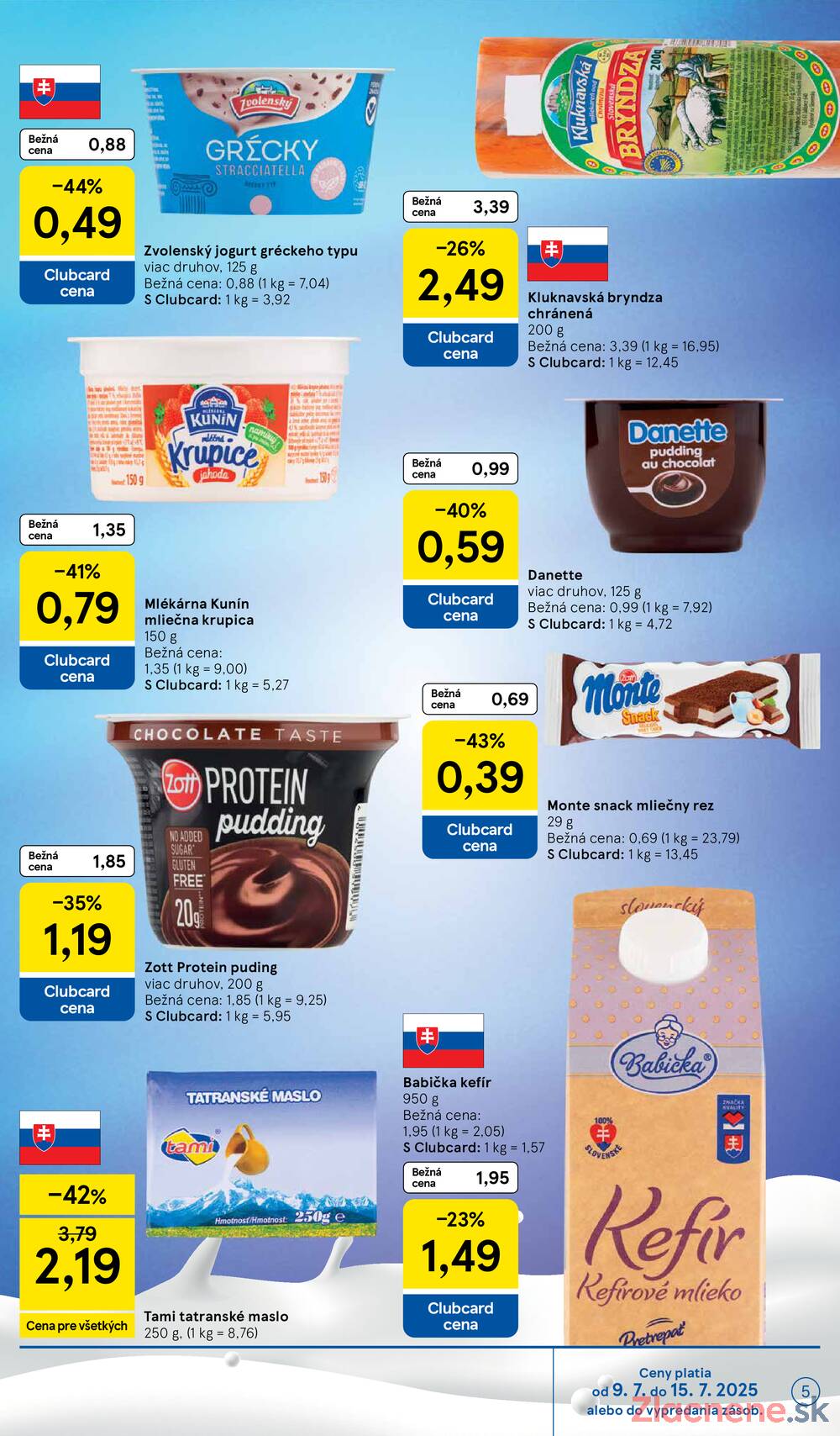 Leták Tesco - Tesco malé hypermarkety od 9.7. do 15.7.2025 - strana 5 Leták Tesco - Tesco malé hypermarkety od 9.7. do 15.7.2025 - strana 5
