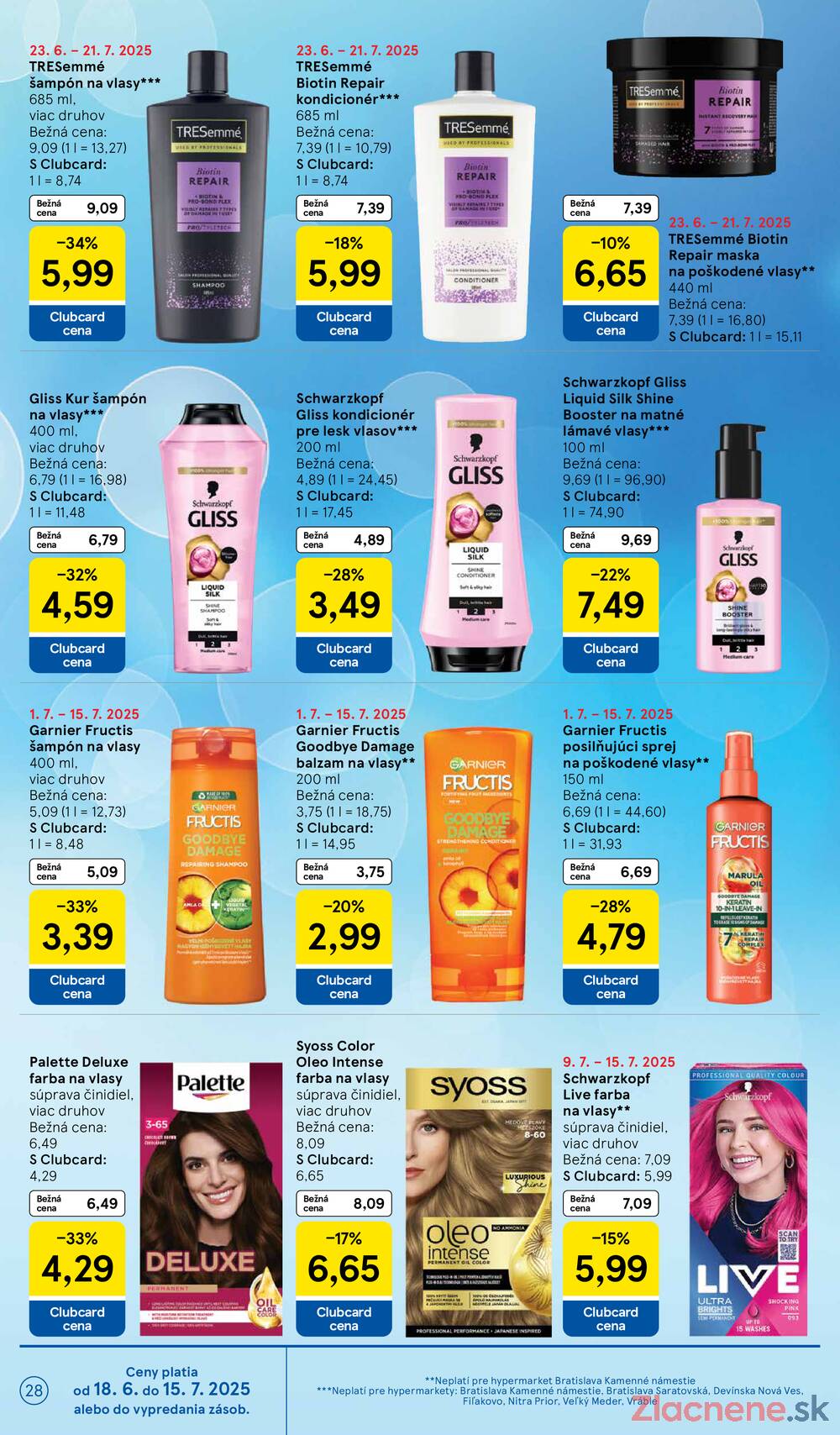 Leták Tesco - Tesco malé hypermarkety od 9.7. do 15.7.2025 - strana 28 Leták Tesco - Tesco malé hypermarkety od 9.7. do 15.7.2025 - strana 28