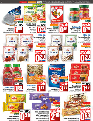 Leták COOP Jednota Slovensko
		  platný do 16.7.2025 - strana 8