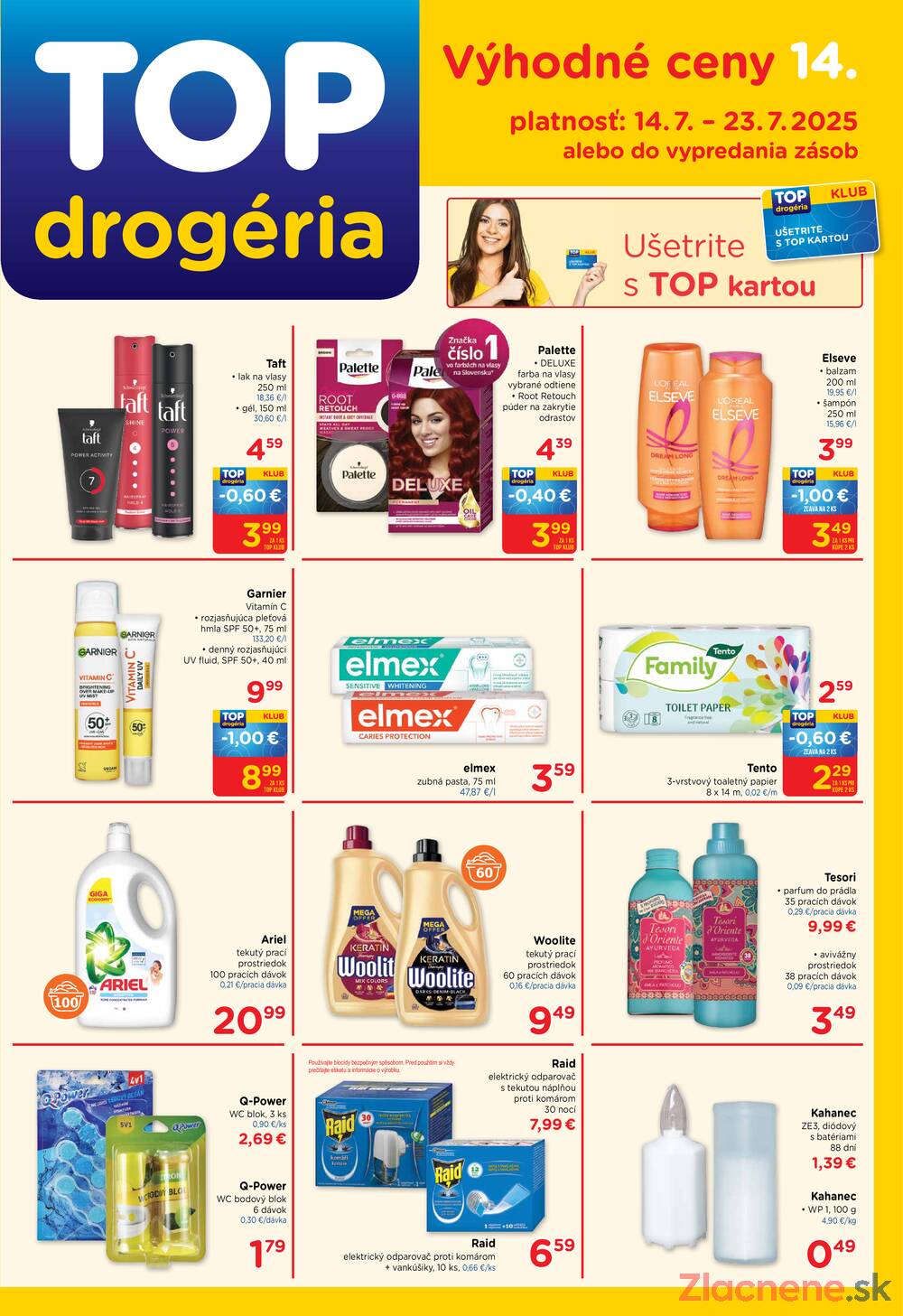 Leták TOP drogerie - TOP drogerie do 23.7. - strana 1