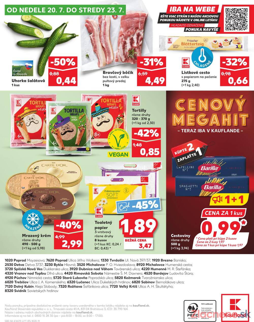 Leták Kaufland - Kaufland 17.7. - 23.7. - Kaufland Humenné - strana 80 Leták Kaufland - Kaufland 17.7. - 23.7. - Kaufland Humenné - strana 80