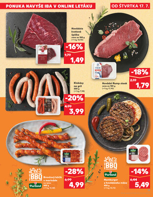 Kaufland 17.7. - 23.7. - Kaufland Handlová - Okružná ul.